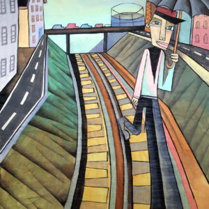 walking on the tracks